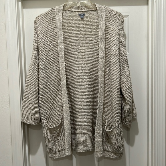 aerie Sweaters - Aerie Beige Oversized Cardigan